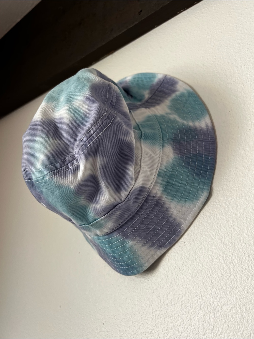 Urban Outfitters Tie Dye Bucket Hat Blue Purple Cotton Festival OS